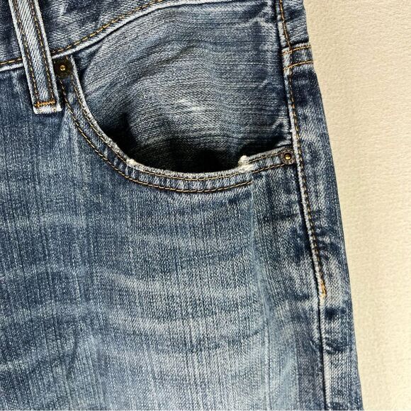 Levi's Jeans Men's Blue 550 Relaxed Fit Straight Leg Cotton 5 Pockets 34x34 - Picture 10 of 13